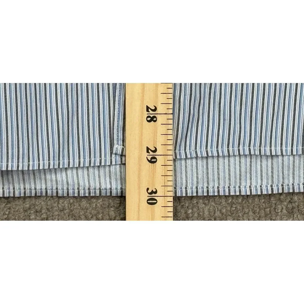 Ermenegildo Zegna Men's Striped Button Down Long Sleeve Dress Shirt Size‎ Medium
